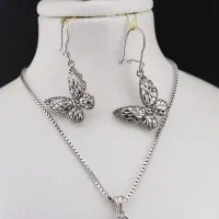 نیم ست نقره زنانه پروانه تراش مدل H05 قیمت 8032830|جواهرات|رشت, بازار|دیوار