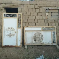 درب اهنی تازه و میلگرد مخصوص تیرچه برای باغ