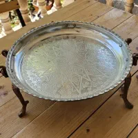 دیس گرد پایه بلند مسی