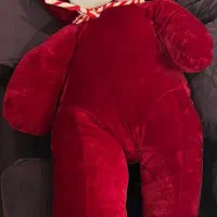 عروسک خرس بزرگ قرمز نو مناسب ولنتاین