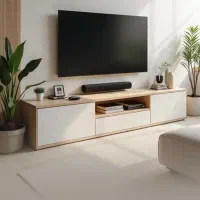 زیر تلویزیون تمام mdf سفارشی|میز تلویزیون|کازرون, |دیوار