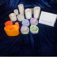 قالب سیلیکونی همراه با رنگ شاپان لاک سنگ و...