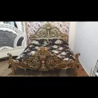 سرویس خواب چوبی طلایی