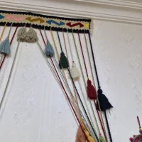 سردر گلیمی یا پرده گلیمی|پرده، رانر، رومیزی|آبدانان, |دیوار