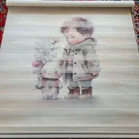 پرده زبرا اتاق کودک