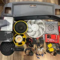 امپیلی و زنون و لوازم ۲۰۶ و طاقچه عقب پراید