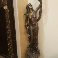 آباژور دکوری مجسمه دخترک ایستاده|چراغ خواب و آباژور|لواسان, |دیوار