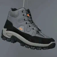 کفش ساقدار مردانه طوسی مدل JAX