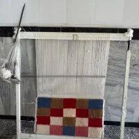 دار قالی اماده چله کشی شده