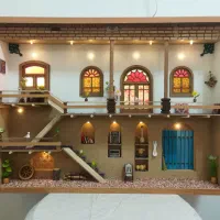 صنایع دستی افرا چوب، سنتی، ماکت کاهگلی