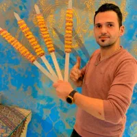 کباب کوبیده حرفه وانواع کباب ها برنج محلی تیراژ