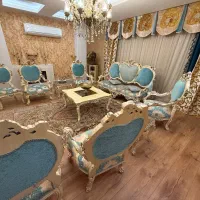 مبل ۹ نفره با میز وسط و‌دو عسلی