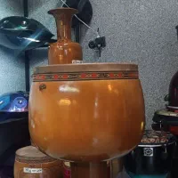 تنبک دهان بزرگ چوبی (استوک)