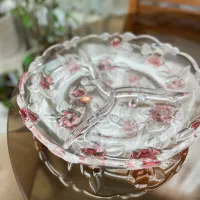 سرویس کریستال والترگلاس گل رز اصل آلمان|ظروف سرو و پذیرایی|تهران, سازمان برنامه جنوبی|دیوار