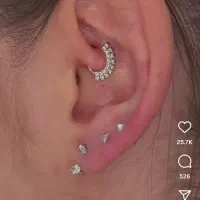 انواع گوشواره حلقه ای