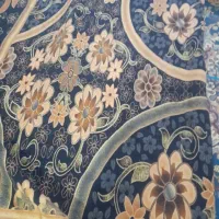 روفرشی و بالش و پشتی و پرده و سه مدل آبچکان جاظرفی|فرش|آزادشهر, |دیوار