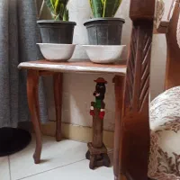 مبل چوبی هشت نفره|مبلمان خانگی و میز عسلی|ری, فیروزآبادی|دیوار