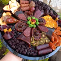 باکس ترشک لواشک  میوه خشک سرکه سیب