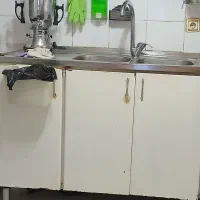 کابینت و هود و سینک دوقلو