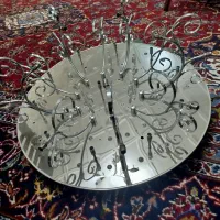 لوستر سقفی گل رز ده شاخه در حد نو