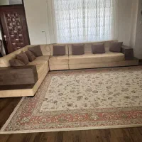 یک دست مبل ال|مبلمان خانگی و میز عسلی|بجنورد, |دیوار