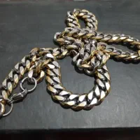 زنجیر کارتیه دو رنگ