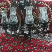 لوستر ۸ شاخه برنزی