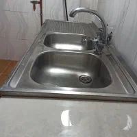 سینگ ظرفشویی و شیر کابینت|آب‌چکان و نظم‌دهنده ظروف|مشهد, اروند|دیوار
