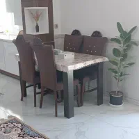 مبل ۷نفره در حد نو و میز غذاخوری ۶نفره با ۴ صندلی|مبلمان خانگی و میز عسلی|شهرکرد, |دیوار