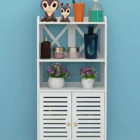 شلف استند ایستاده حمام توالت کابینتی جاکتابی بزرگ