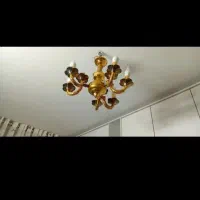 ی جفت لوستر برنجی