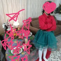 بلوز دامن یلدایی کودک 7،8 سال|کفش و لباس بچه|نیشابور, هفده شهریور|دیوار