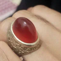 انگشتر عقیق گله قندی بفروش می رسد|جواهرات|میبد, |دیوار