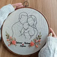 دیوار کوب گلدوزی