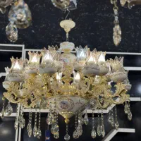 لوستر ۲۰ شعله سرامیکی لوکس