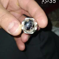 انگشتر شجر موزنایت عقیق یمنی