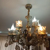 لوستر پایه دار نو|لوستر و چراغ آویز|مشهد, چهنو|دیوار