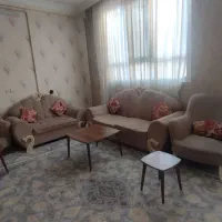 مبل راحتی 7 نفره با جلو مبلی 3 تیکه