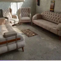 مبل راحتی تختشو 8نفره پایه چوبی تضمینی