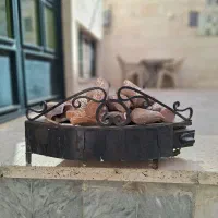 مشعل شومینه ساده به همراه چوب
