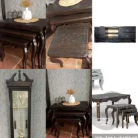 عسلی میز وسط میز تلوزیون ساعت