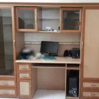 تخت و کمد دیواری ویترین|تخت و سرویس خواب|آبسرد, |دیوار