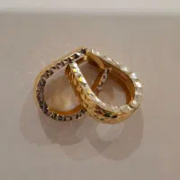 گوشواره حلقه ای طلا