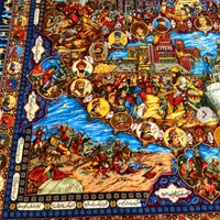 تابلو فرش دستبافت ۹ متری شاهکار سلاطین ( شاهنامه )|تابلو فرش|تهران, پونک|دیوار