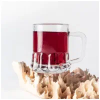 شات نیم یک پوما کافه قندان لیوان شیشه آزمایش