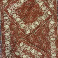 ترمه مروارید دوزی و سرمه دوزی سجاده