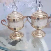 دوتا قندون مجلسی دونه ای ۲۰۰ سینی و استکانارم ۶۰۰