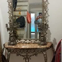 دو عدد اینه کنسول شمدان برنزی