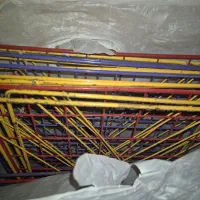 قفسه فلزی مشبک|کتابخانه، شلف، قفسههای دیواری|خرمآباد, |دیوار