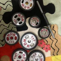 دمبل ۱۰کیلویی نو|تجهیزات ورزشی|لاهیجان, شهید آوینی|دیوار